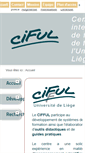 Mobile Screenshot of cifful.ulg.ac.be
