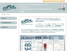 Tablet Screenshot of cifful.ulg.ac.be