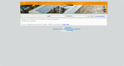 Desktop Screenshot of intranet.facsa.ulg.ac.be