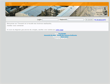 Tablet Screenshot of intranet.facsa.ulg.ac.be