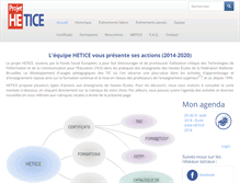 Tablet Screenshot of hetice.ulg.ac.be