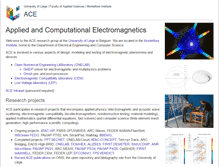 Tablet Screenshot of ace.montefiore.ulg.ac.be