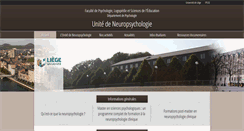 Desktop Screenshot of neuropsycho.ulg.ac.be