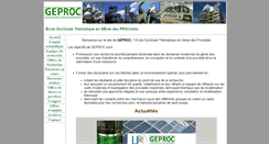 Desktop Screenshot of geproc.ulg.ac.be