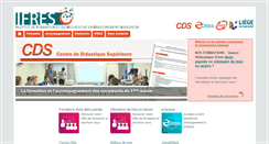 Desktop Screenshot of ifres.ulg.ac.be