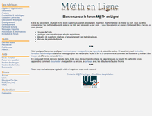 Tablet Screenshot of forum.math.ulg.ac.be